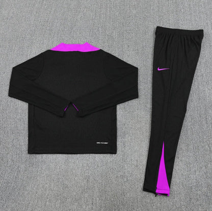 England Black and Purple Design 2 Tracksuit