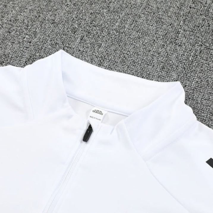 Manchester United White and Black Design 1 Tracksuit