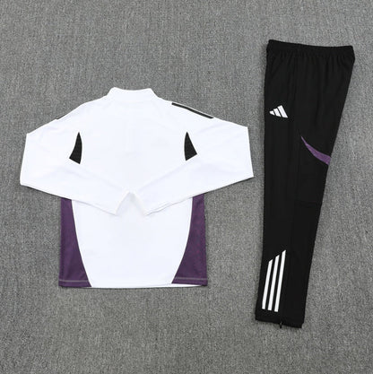 Manchester United White and Black Design 1 Tracksuit