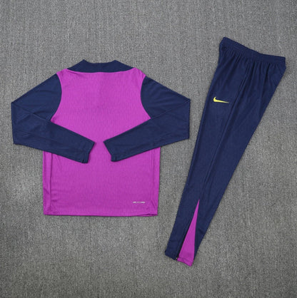 2025/2026 Barcelona Purple and Blue Design 1 Tracksuit
