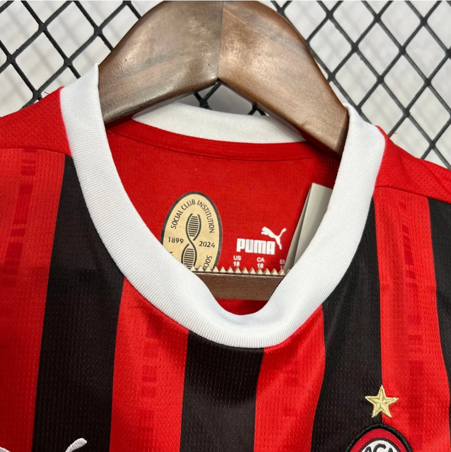 AC Milan 2024/2025 Home Kids Jersey