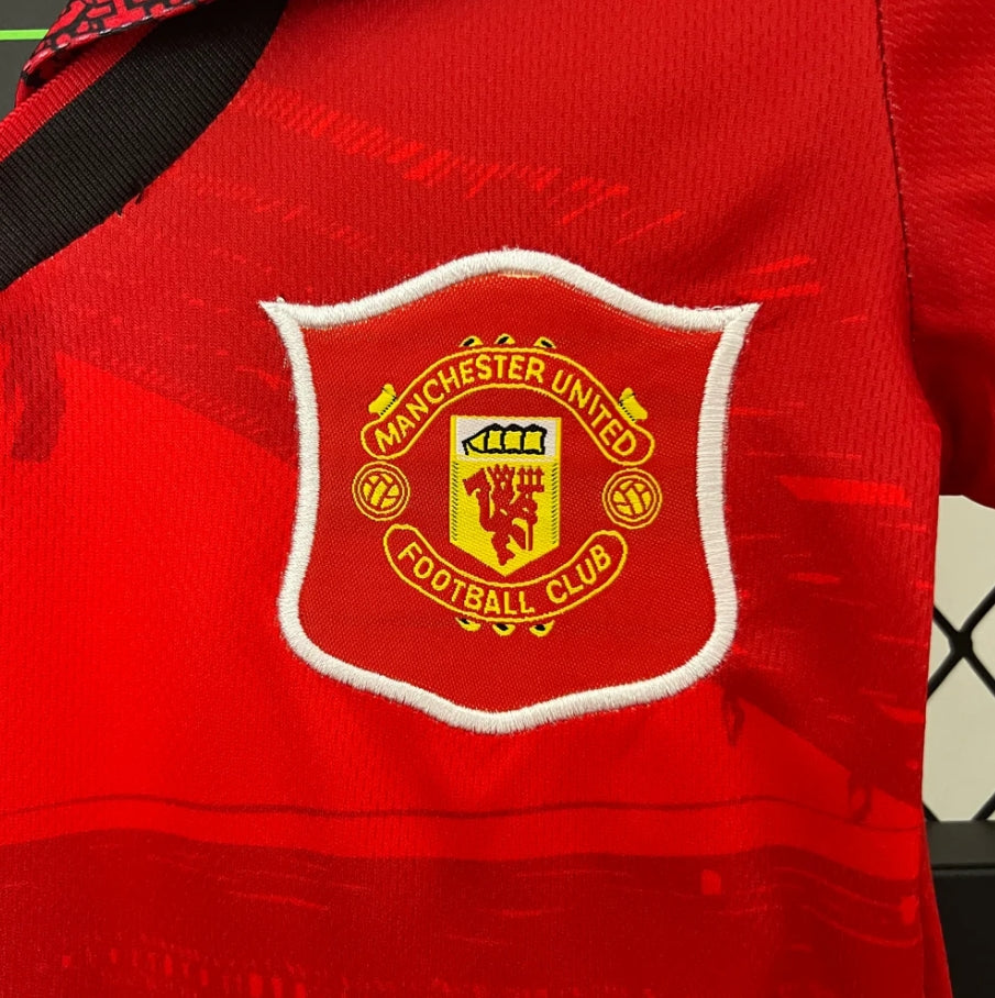 Retro Manchester United 1994/1996 Home Kids Jersey