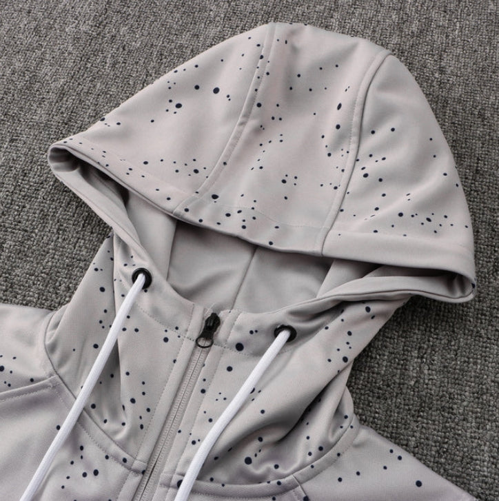 PSG Dark Blue and Grey Tracksuit
