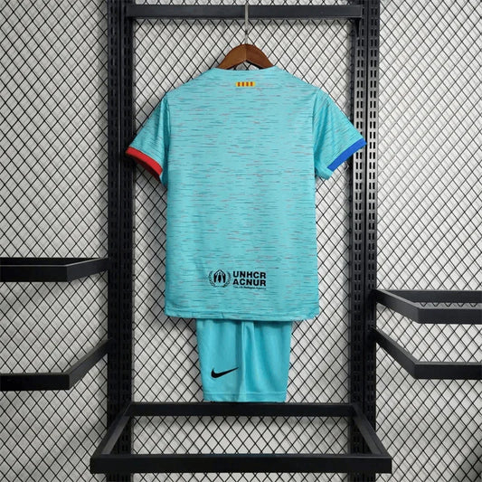 Barcelona 2023/2024 Away Kids Jersey