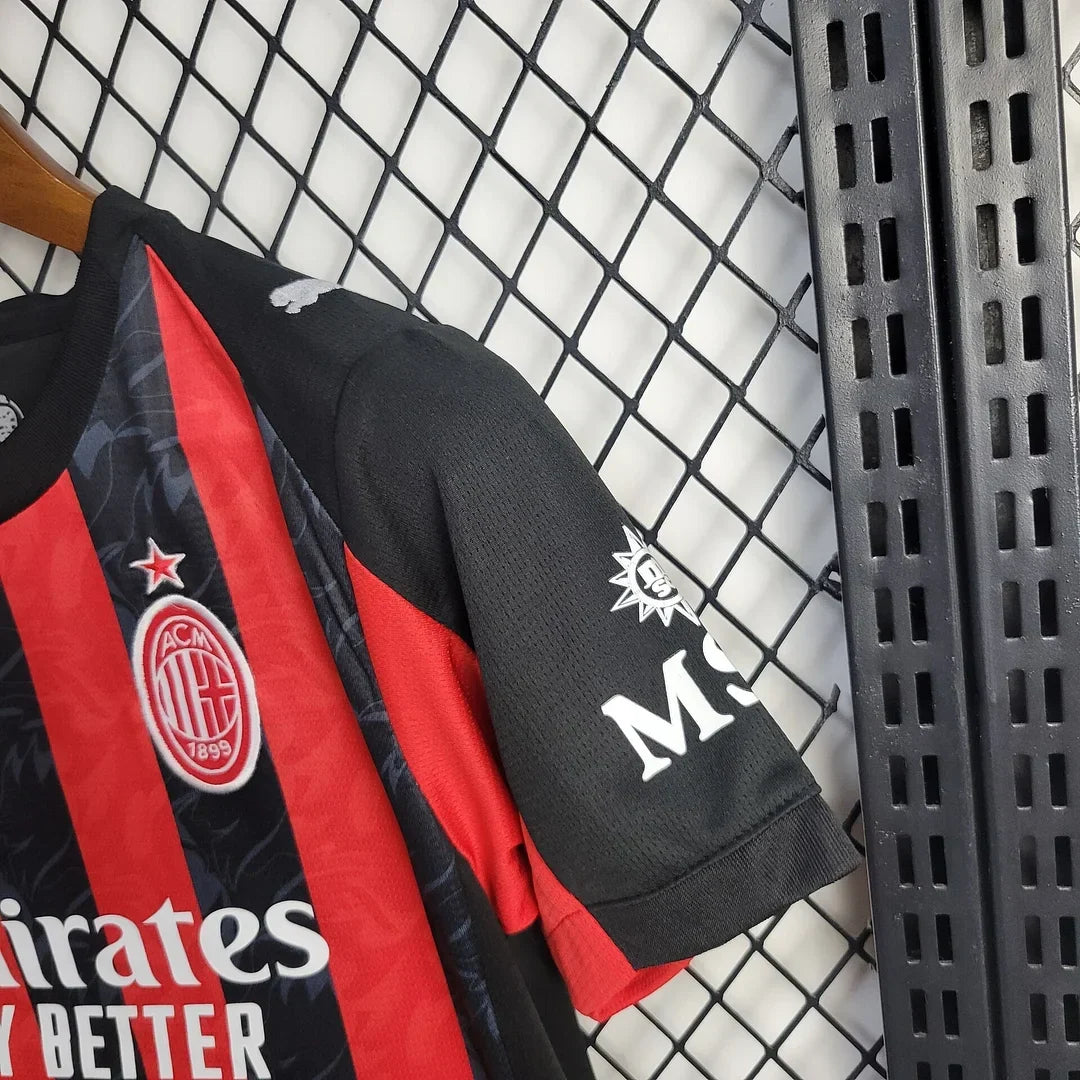 AC Milan 2025/2026 Home Kids Jersey