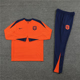 Netherlands Orange and Dark Blue Tracksuit