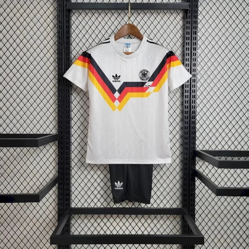 Retro Germany 1990 Home Design 1 Kids Jersey