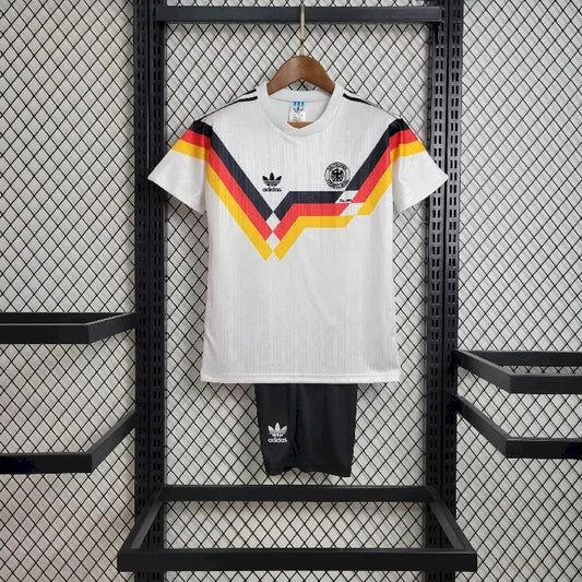Retro Germany 1990 Home Design 1 Kids Jersey