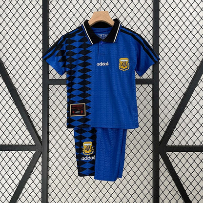 Retro Argentina 1994 Away Kids Jersey