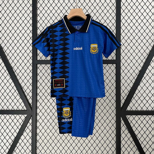 Retro Argentina 1994 Away Kids Jersey