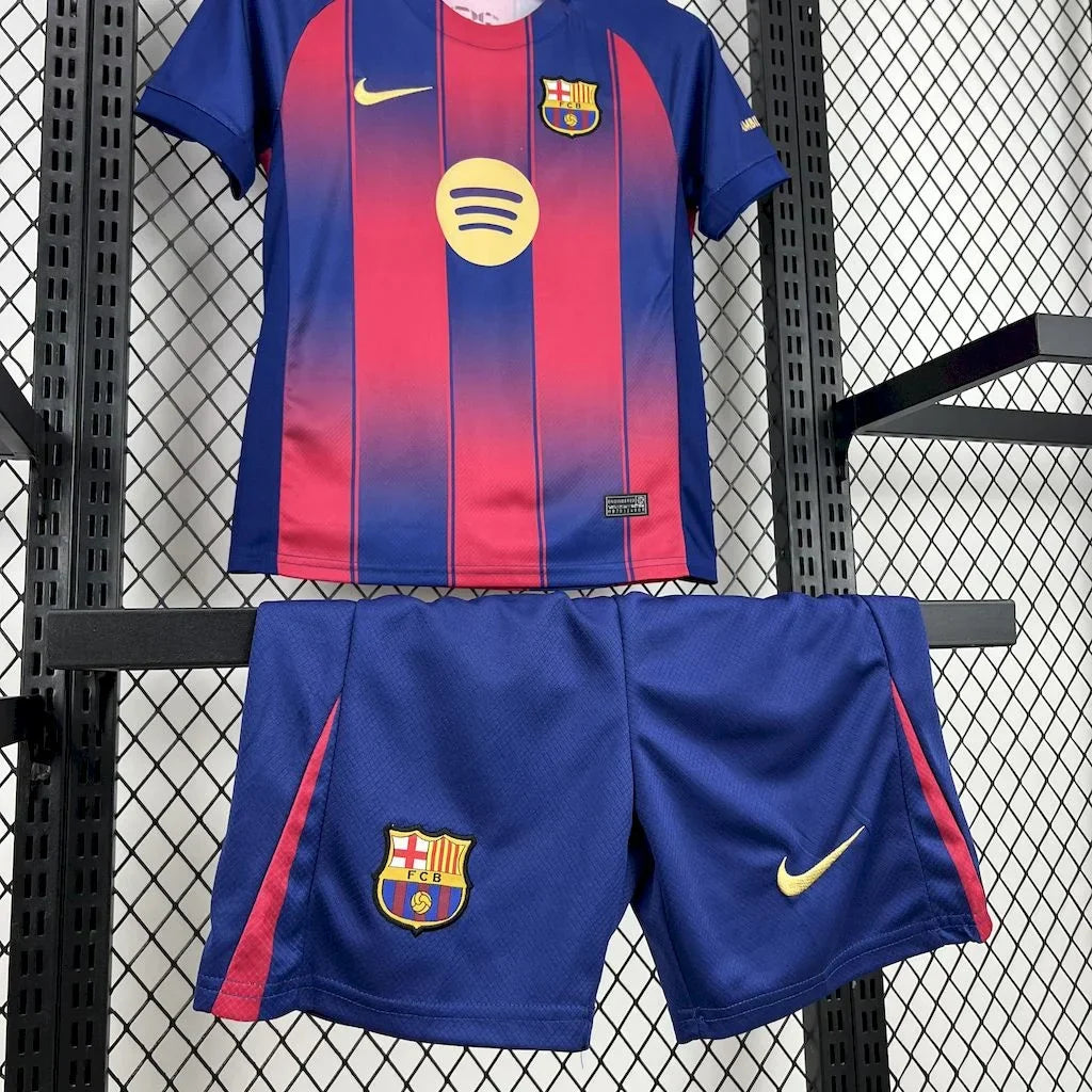 Barcelona 2025/2026 Home Kids Jersey