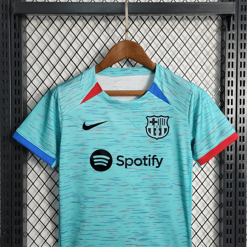 Barcelona 2023/2024 Away Kids Jersey