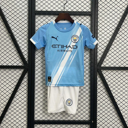 Manchester City 2025/2026 Home Kids Jersey