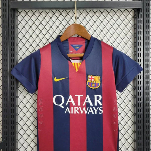 Retro Barcelona 2014/2015 Home Kids Jersey