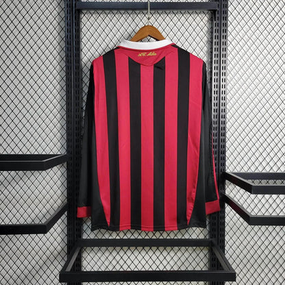 Retro AC Milan 2009 Long Sleeve Home Jersey