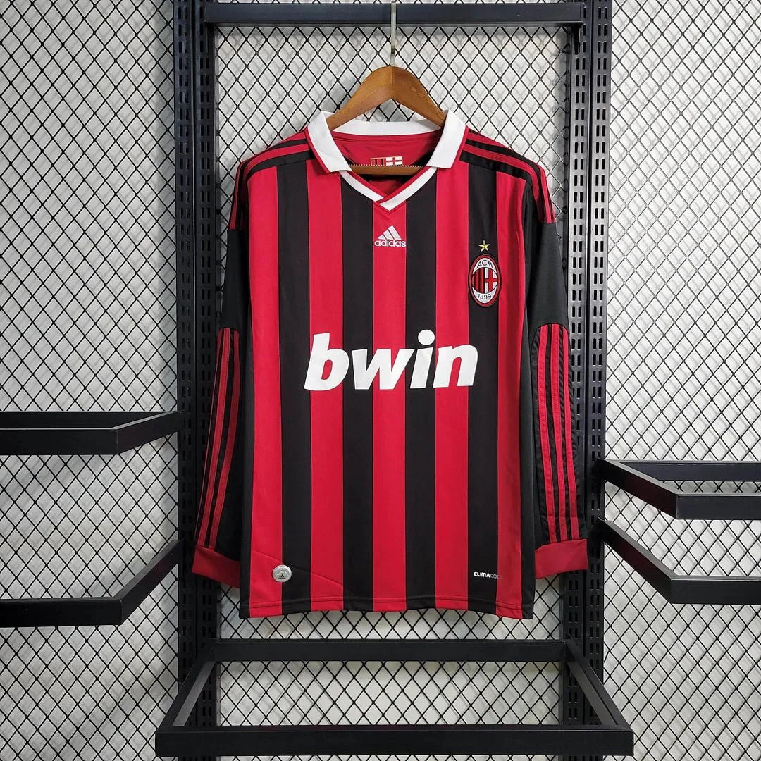 Retro AC Milan 2009 Long Sleeve Home Jersey