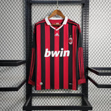 Retro AC Milan 2009 Long Sleeve Home Jersey