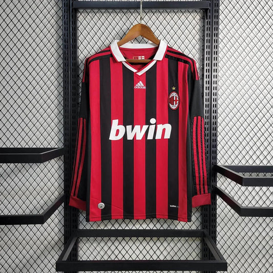 Retro AC Milan 2009 Long Sleeve Home Jersey