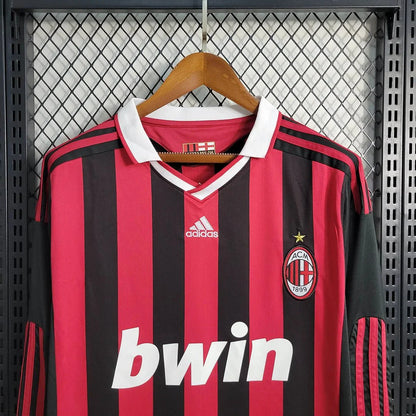 Retro AC Milan 2009 Long Sleeve Home Jersey