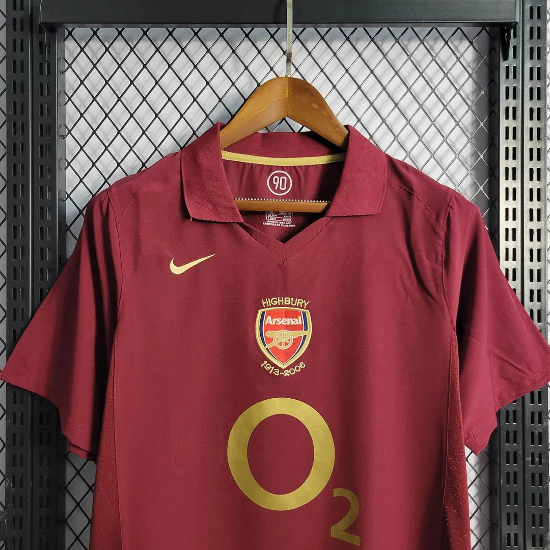 Retro Arsenal 2005 Home Jersey