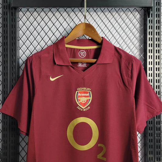 Retro Arsenal 2005 Home Jersey