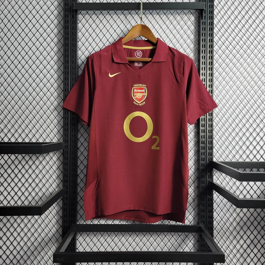 Retro Arsenal 2005 Home Jersey