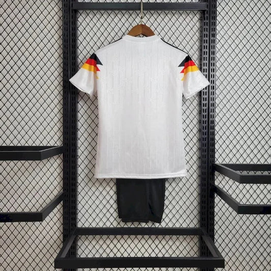 Retro Germany 1990 Home Design 1 Kids Jersey
