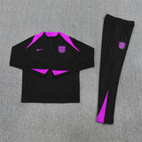 England Black and Purple Design 2 Tracksuit