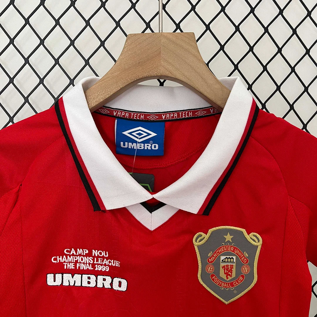 Retro Manchester United 1999/2000 European Home Kids Jersey