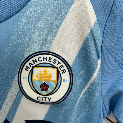 Manchester City 2025/2026 Home Kids Jersey