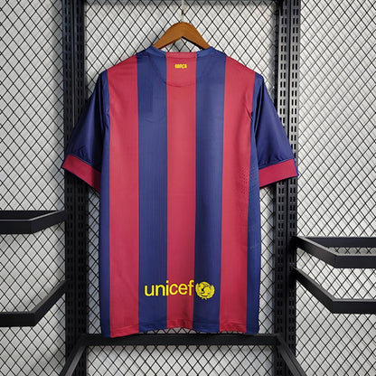 Retro Barcelona 2014 Home Champions League Jersey