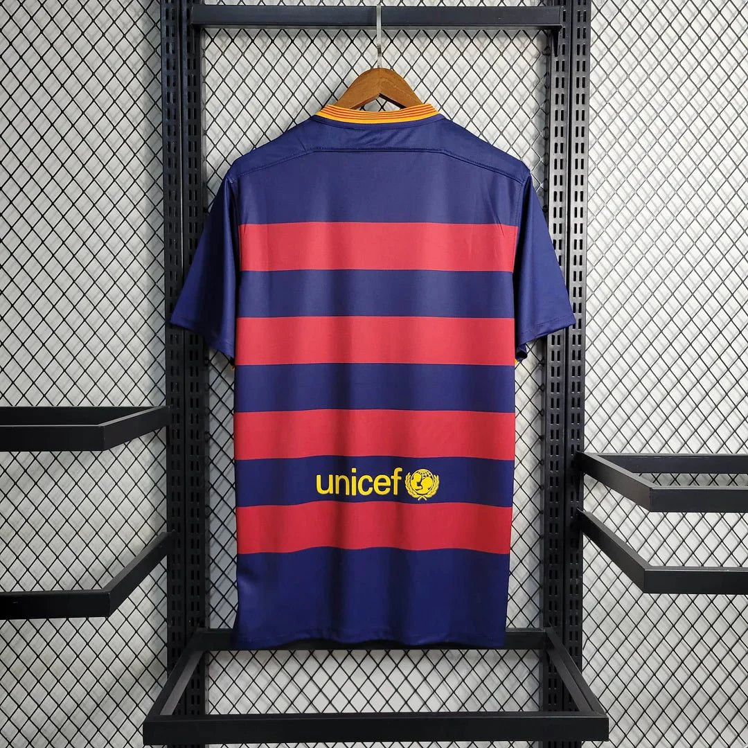 Retro Barcelona 2015 Home Jersey