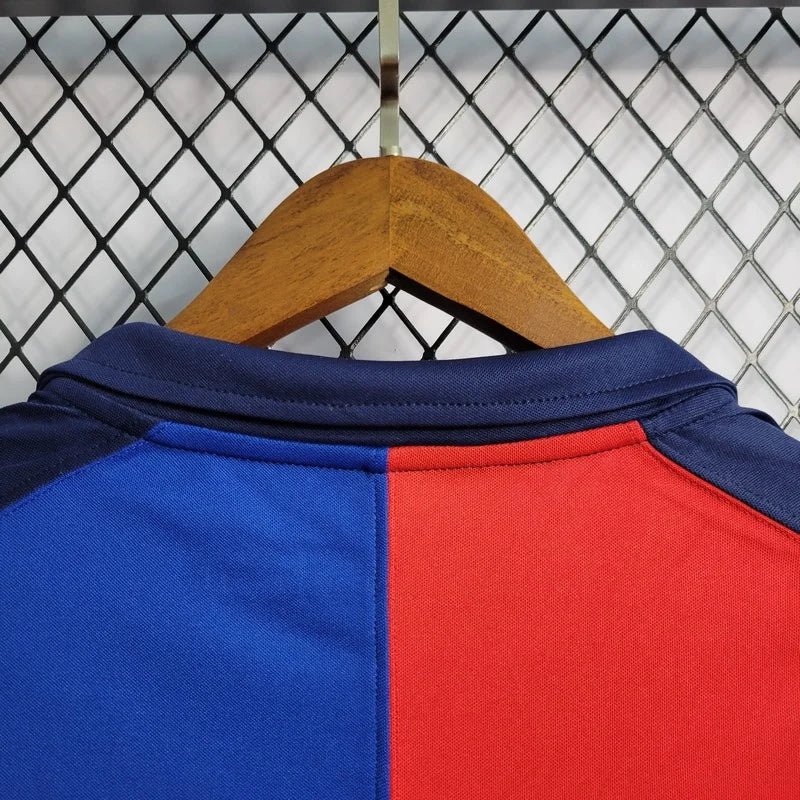 Retro Barcelona 1999 Long Sleeve 100th Anniversary Home Jersey