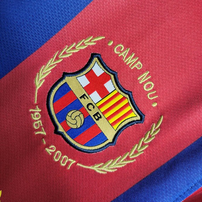 Retro Barcelona 2007 Home Jersey