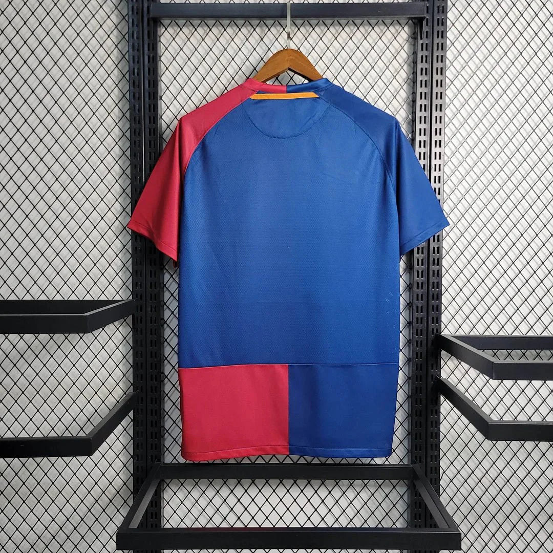 Retro Barcelona 2008 Champions League Home Jersey