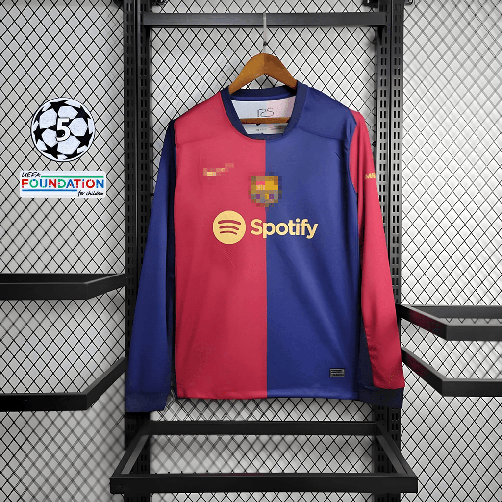 Barcelona 2024 Home Long Sleeve Jersey