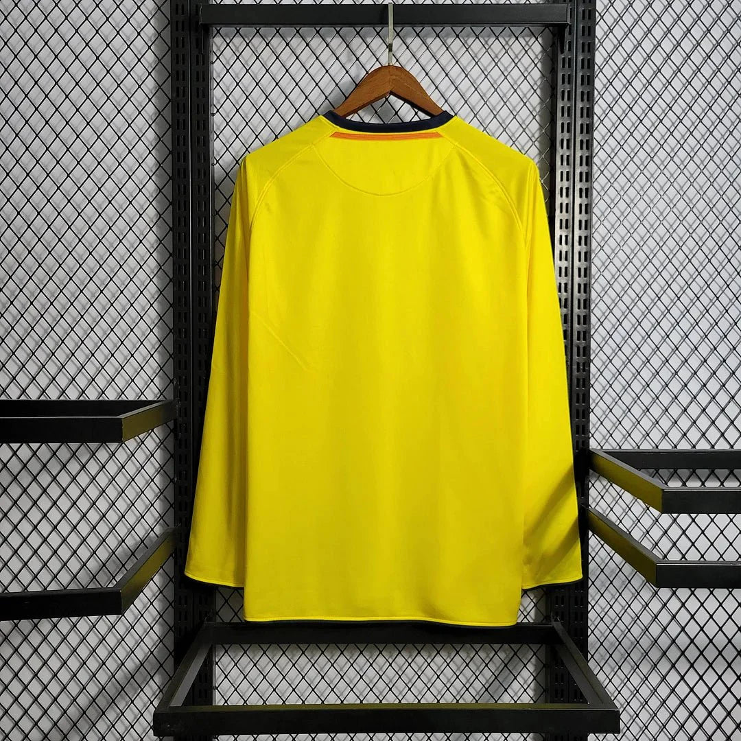 Retro Barcelona 2008 Long Sleeve Away Jersey