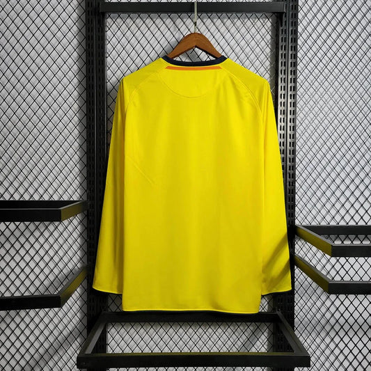 Retro Barcelona 2008 Long Sleeve Away Jersey