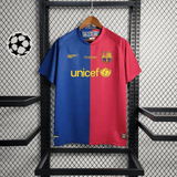 Retro Barcelona 2008 Champions League Home Jersey