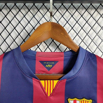 Retro Barcelona 2014 Home Champions League Jersey