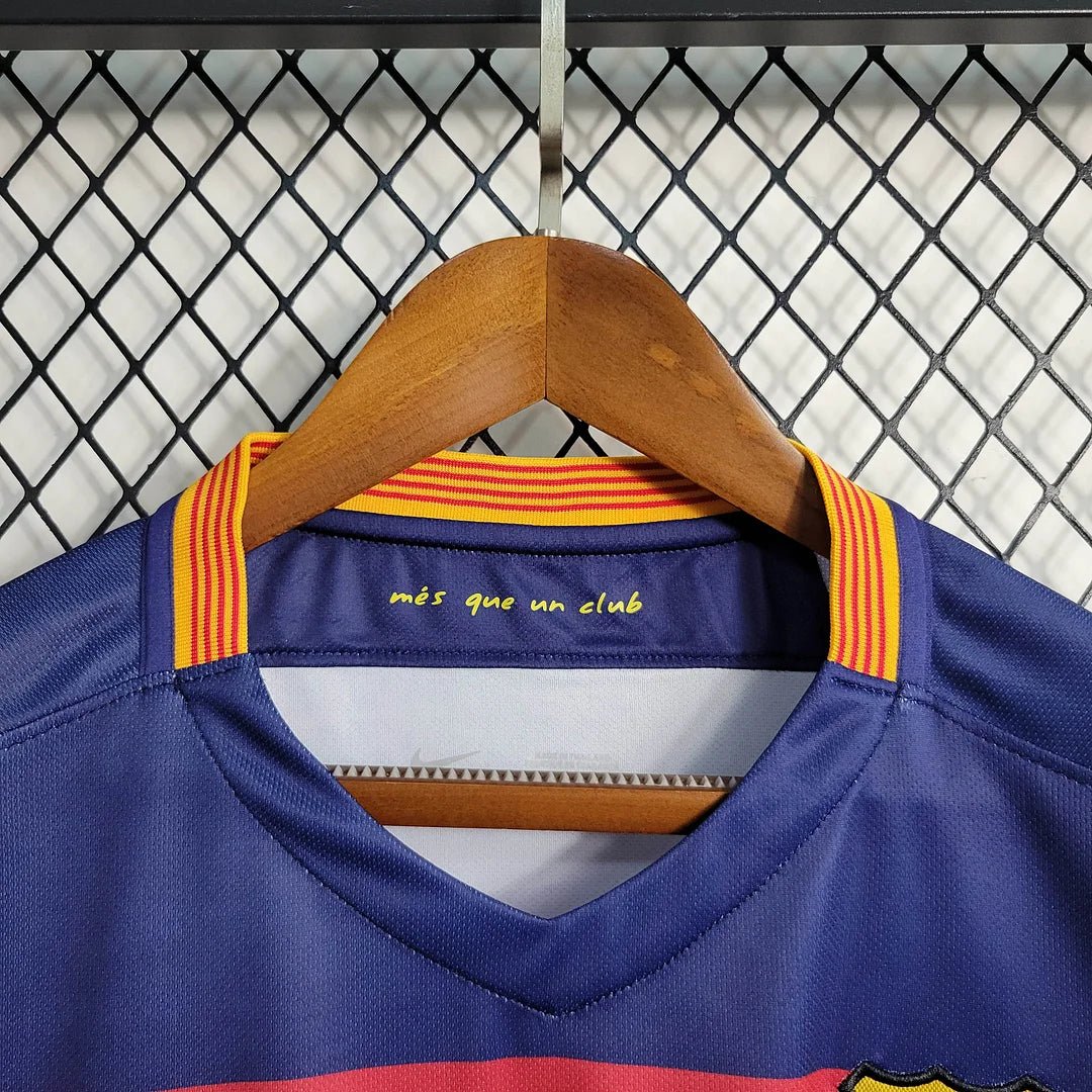 Retro Barcelona 2015 Home Jersey