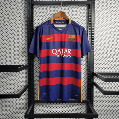 Retro Barcelona 2015 Home Jersey