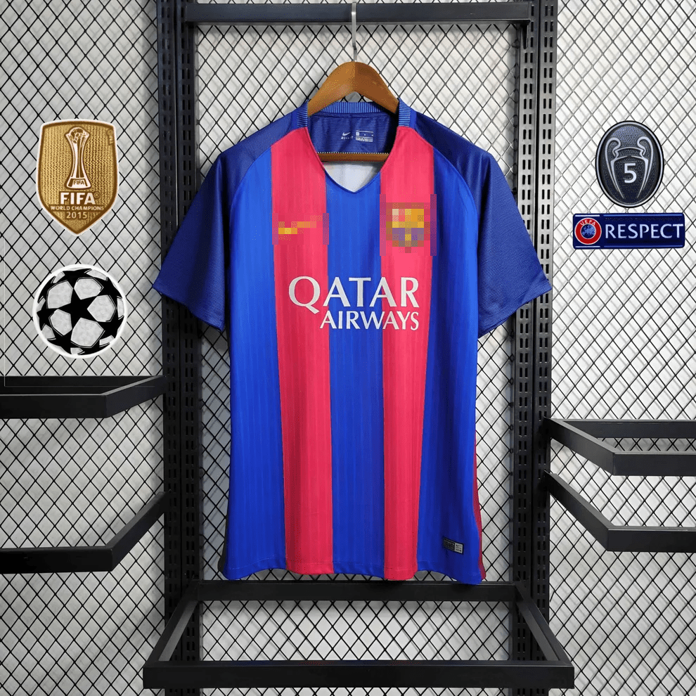 Retro Barcelona 2016 Home Jersey