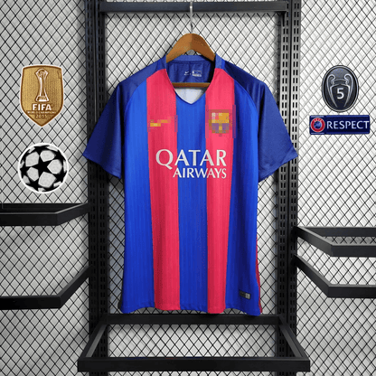 Retro Barcelona 2016 Home Jersey