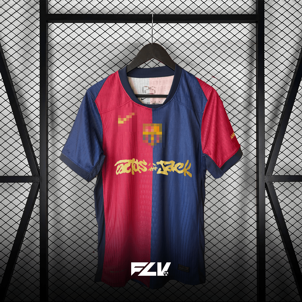 Barcelona × Travis Scott 2024 Home Special Edition Jersey