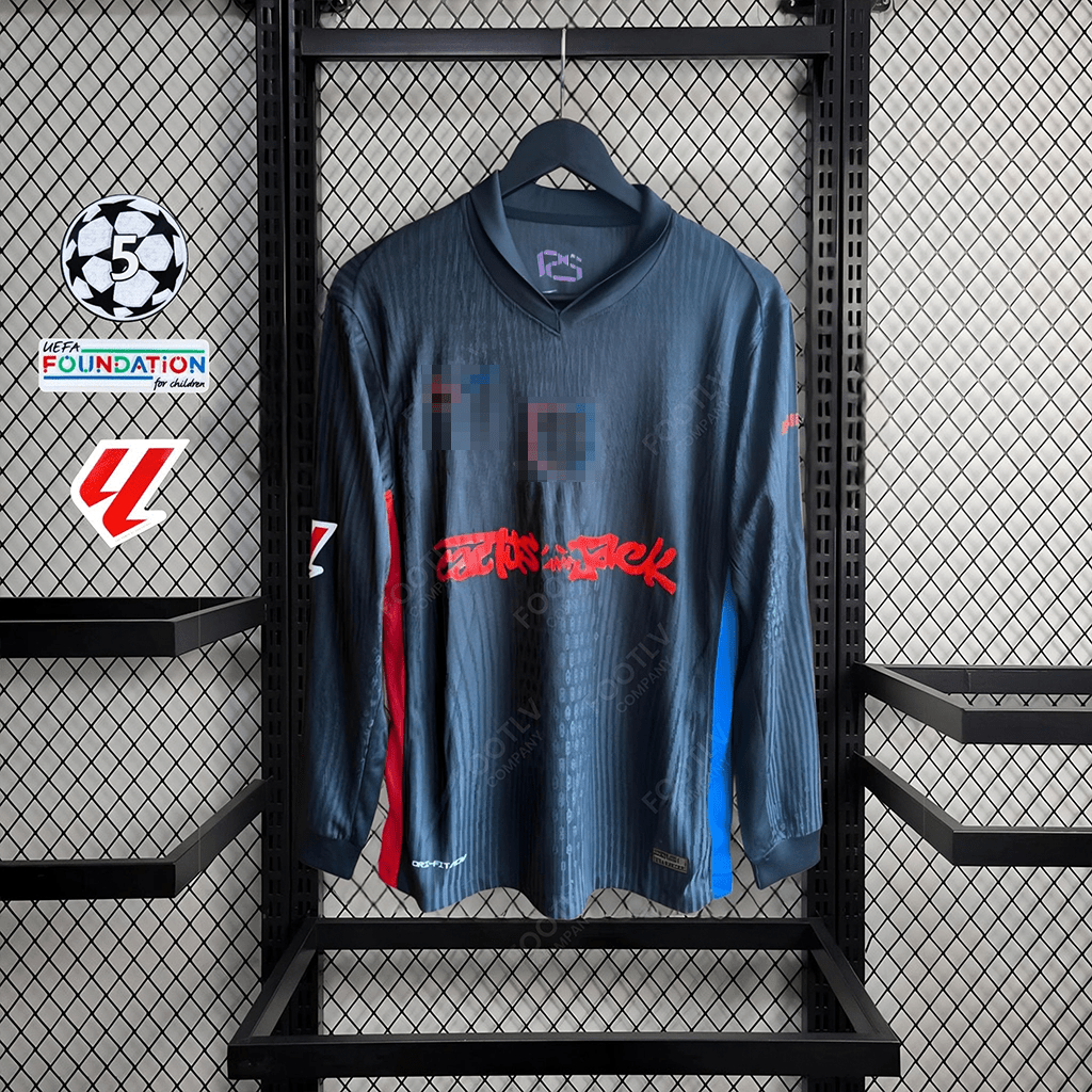 Barcelona × Travis Scott 2024 Unreleased Long Sleeve Jersey