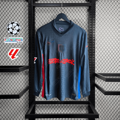 Barcelona × Travis Scott 2024 Unreleased Long Sleeve Jersey