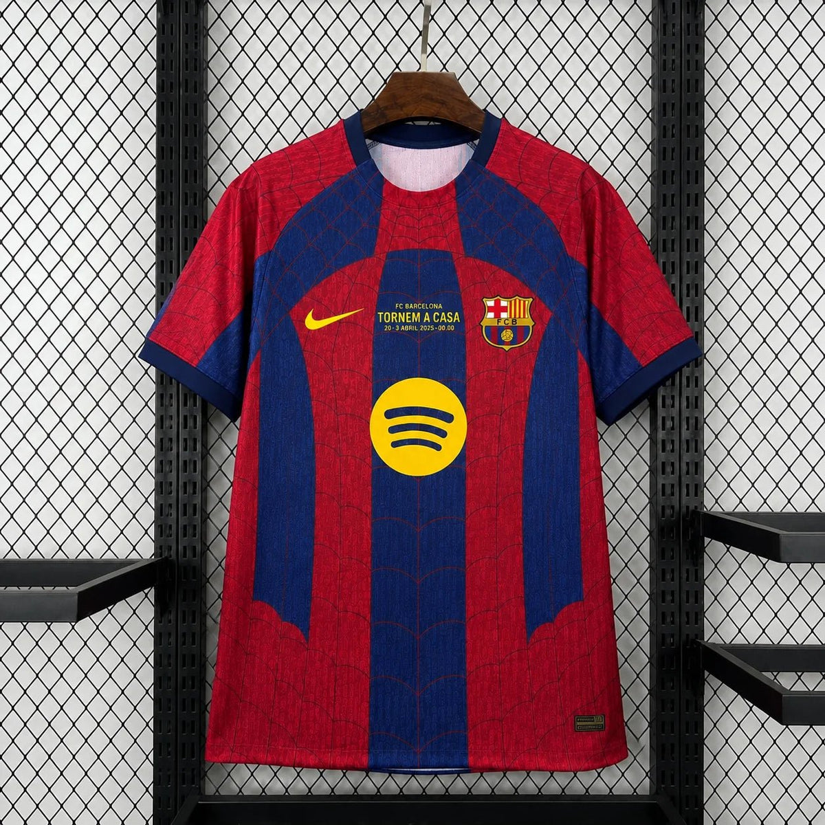 Barcelona x Spiderman 2026 Home Red Jersey