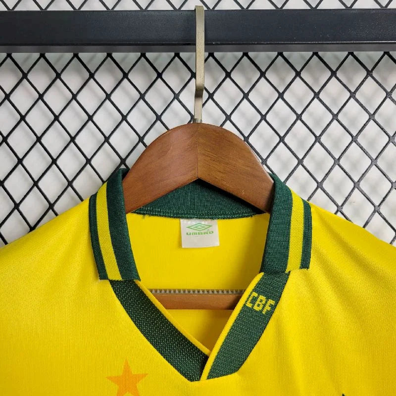 Retro Brazil 1994 Home Kids Jersey