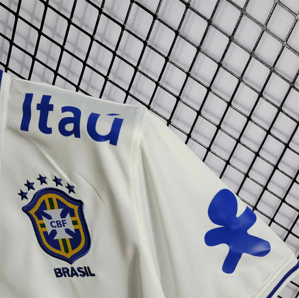Brazil White Polo Jersey